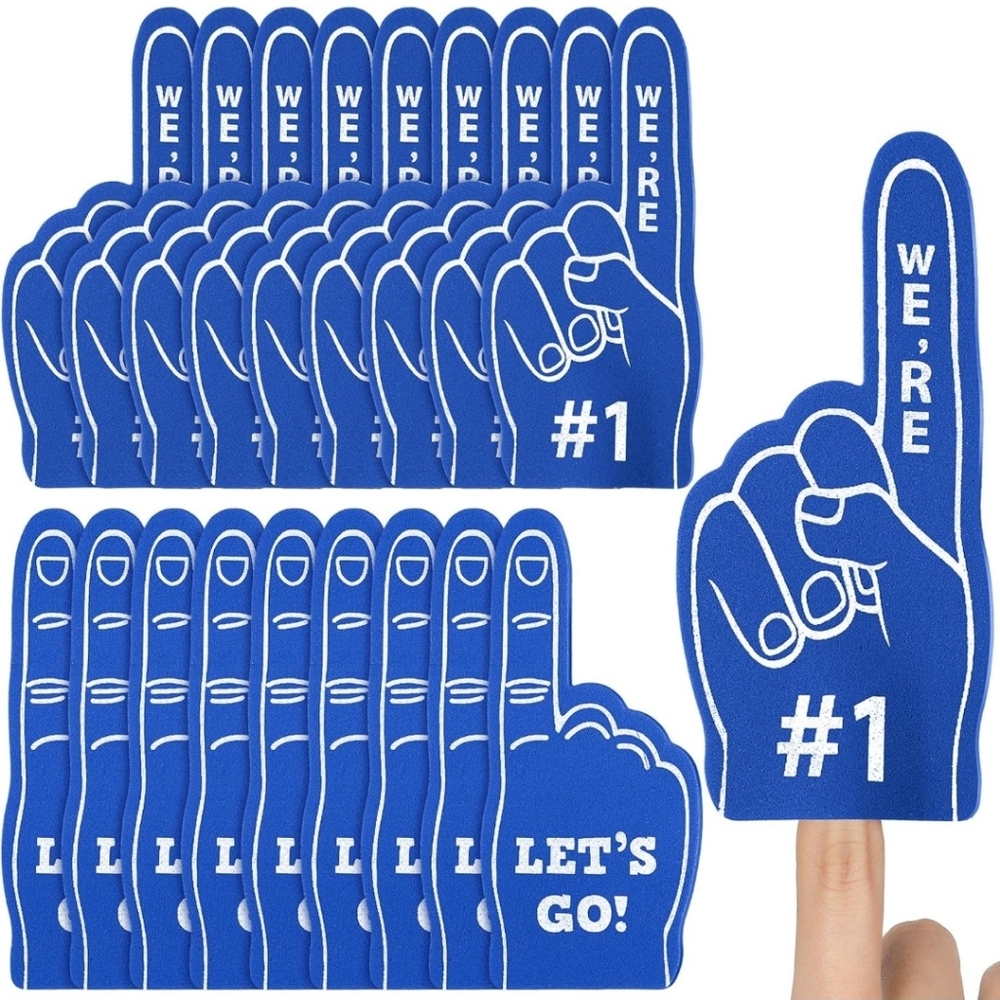 (20) Blue Foam Finger‎ We're #1